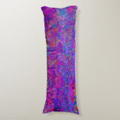 印象派サイケデリックの紫色の風景 ボディピロー (正面縦)