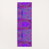 印象派サイケデリックの紫色の風景 ヨガマット (裏面)