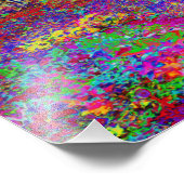 印象派サイケデリック庭園風景 フォトプリント            (角)