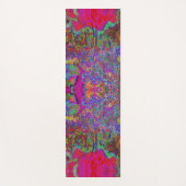 印象派サイケデリック庭園風景 ヨガマット (正面)