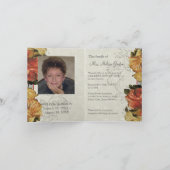 印象派サンゴイエローローズ2記念祭 招待状 (内部)