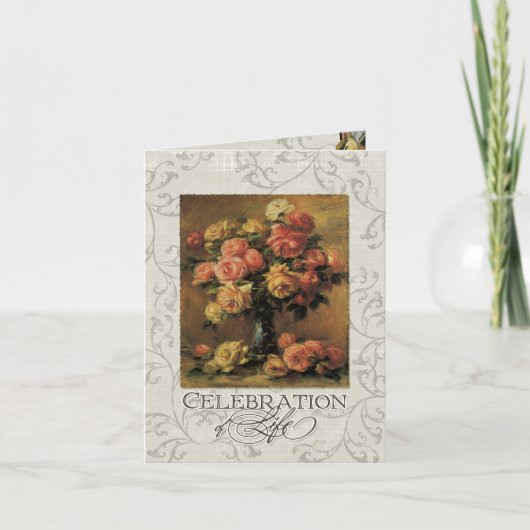 印象派サンゴイエローローズ2記念祭 招待状 (正面)