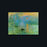 印象派サンライズキャンバスプリント キャンバスプリント<br><div class="desc">"Impression,  Sunrise",  Soleil levant oil painting by Claude Monet,  c.1872年マルモタン美術館、パリス絵を描クロード・モネは、彼の最初の印象派の絵画の2つまたは3つの風景の一つとして。</div>