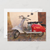 印象派スクーター ポストカード (正面/裏面)