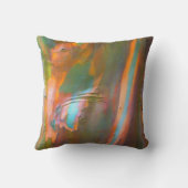 印象派スタイルのユーカリの吠え声 クッション (裏面)