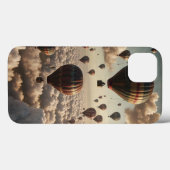 印象派スタイルの熱気球が空に Case-Mate iPhoneケース (裏面 (横))