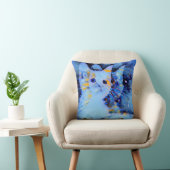 印象派スタイルキッテンアートfor猫好きブルー クッション (椅子)