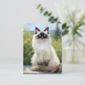 印象派セレニティザラグドール ポストカード (スタンド正面)