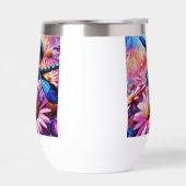 印象派トンボがピンクデイジーフローラ (左面)