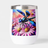 印象派トンボがピンクデイジーフローラ (背面)