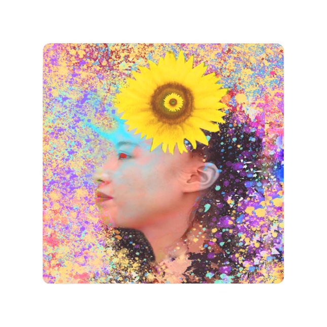 印象派ドリームメタルウォールアート メタルプリント (正面)