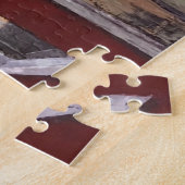 印象派ニューオーリンズバルコニ絵画ーシーン ジグソーパズル (側面)