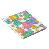 印象派パステルバレンタインハート ノートパッド (アングル)