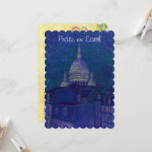 印象派パリ平和オン・アース カード (正面/裏面インサイチュ)