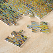 印象派ビンセントバンゴッホカフェテラスat Nig ジグソーパズル (側面)