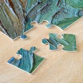 印象派ビンセント・ヴァン・ゴッホ小麦畑 ジグソーパズル (側面)