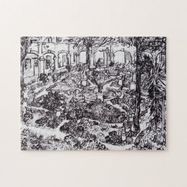 印象派ビンセント・ヴァン・ゴッホ・ガルテン・デ・ホスピタル ジグソーパズル