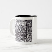 印象派ビンセント・ヴァン・ゴッホ・ガルテン・デ・ホスピタル ツートーンマグカップ (正面左)