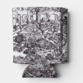 印象派ビンセント・ヴァン・ゴッホ・ガルテン・デ・ホスピタル 缶クーラー (裏面)