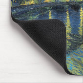 印象派ビンセント・ヴァン・ゴッホ・星空の夜 マウスパッド (コーナー)