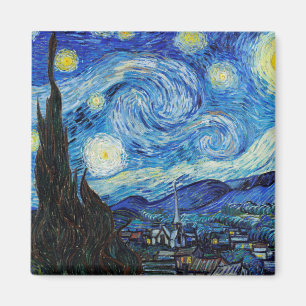 印象派ビンセント・ヴァン・ゴッホ・星空の夜 マグネット