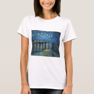 印象派ビンセント・ヴァン・ゴッホ・星空の夜 Tシャツ