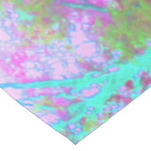 印象派ピンクとターコイズ抽象芸術園 テーブルクロス (アングル)