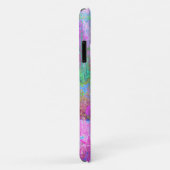 印象派ピンクとターコイズ抽象芸術園 Case-Mate iPhoneケース (裏面/右)