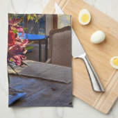 印象派フランスのの キッチンタオル (四つ折り)