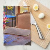 印象派フランスのの キッチンタオル (四つ折り)