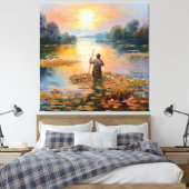 印象派フランスの主義 キャンバスプリント (インサイチュ (寝室))