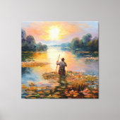 印象派フランスの主義 キャンバスプリント (正面)