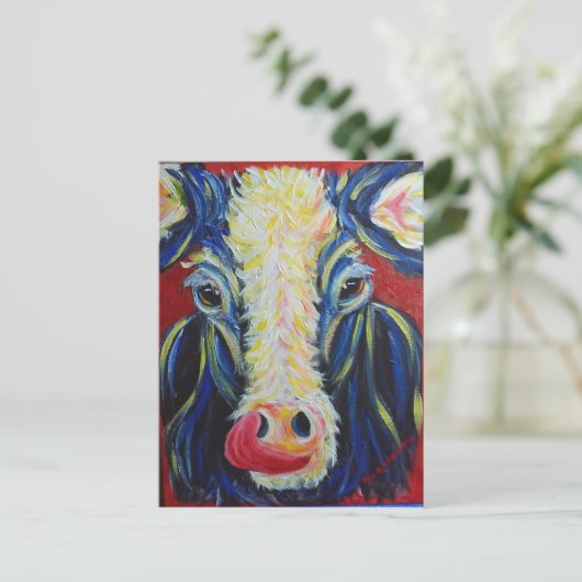 印象派ポスト印象派の牛の家畜 ポストカード (スタンド正面)