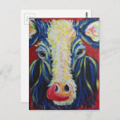 印象派ポスト印象派の牛の家畜 ポストカード (正面/裏面)