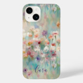 印象派モダンの花 Case-Mate iPhoneケース (裏面)