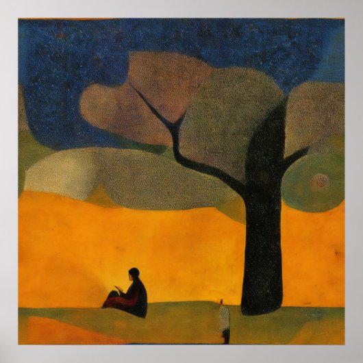 印象派モダンの静かな時間 ポスター (正面)