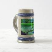 印象派モダン主義 ビールジョッキ (正面左)