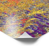 印象派モダン秋の木 フォトプリント            (角)