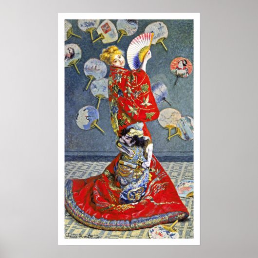 印象派モネによるラフランスのジャポネイズ ポスター (正面)