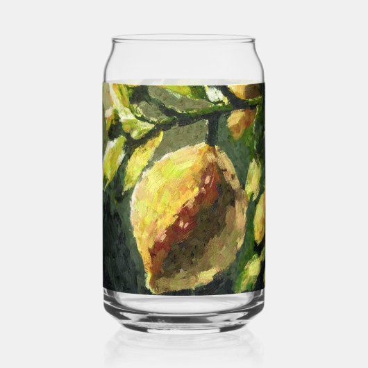 印象派レモンつるズの支部 ガラス缶 (正面)