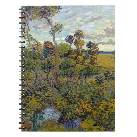印象派ヴィンセント・ヴァン・ゴッホ・サンセット・アット・モンマジュ ノートブック (正面)