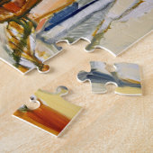 印象派絵画の女性,青い女性,アートパズル ジグソーパズル (側面)
