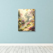 印象派絵画の キャンバスプリント (インサイチュ (ウッドフロア))