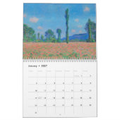 印象派 – 最高傑作絵画 カレンダー (1月 2027)