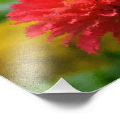 印象派《植物》百日草写真プリント フォトプリント            (角)