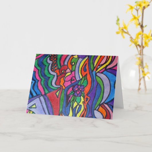 印象番号2 カード (黄色い花)