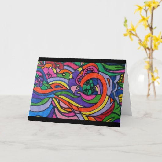 印象番号5 カード (黄色い花)