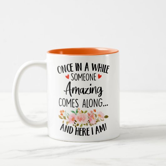 印象的で、時々誰かが驚来く ツートーンマグカップ (左)