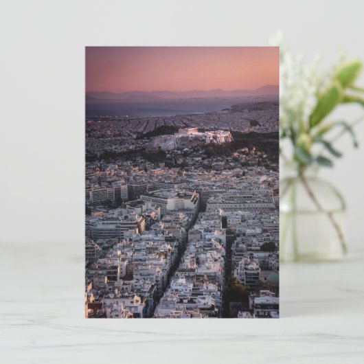 印象的なアテネ 招待状 (スタンド正面)