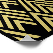 印象的なアールデコスタイル ポスター (角)